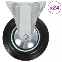 vidaXL Roți fixe, 24 buc., 160 mm 277984