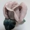 Bibelou portelan decor - Trandafir roz