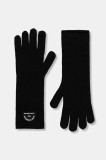 Karl Lagerfeld mănuși culoarea negru, A4W33014