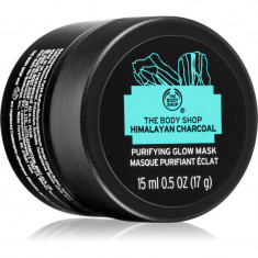 The Body Shop Himalayan Charcoal masca faciala pentru curatare si stralucire pentru ten gras si problematic 15 ml