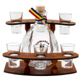 Set 6 pahare shot cu butelca si suport Zilan EXT 7700