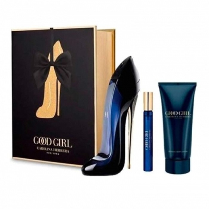 Seturi Femei, Carolina Herrera Good Girl Apa de Parfum 80 ml + Lotiune de corp 100 ml + Apa de Parfum 10 ml, 80 + 100 + 10ml Seturi Femei, Carolina Herrera Good Girl Apa de Parfum 80 ml + Lotiune de corp 100 ml + Apa de Parfum 10 ml, 80 + 100 + 10ml