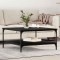 vidaXL Masă de cafea Stejar negru 80 x 80 x 40 cm Lemn compozit 883499