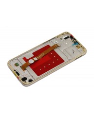 Ecran lcd display cu rama huawei p20 lite roz foto