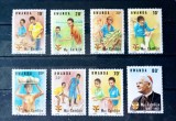 Cumpara ieftin RUANDA 1983 fructe de pădure Jubilee,copii,serie NESTAMPILATA, Nestampilat