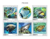 GUINEEA-BISSAU 2018 - Pesti /set complet colita + bloc MNH (2 imagini)