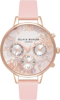 Ceas Dama, Olivia Burton, Abstract Florals OB16CGS07 - Marime universala foto