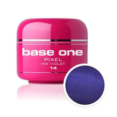 Gel UV Silcare Base One Pixel &amp;ndash; Ink Violet 14, 5g foto