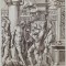 Patimile lui Hristos, Flagelarea, dupa Holbein// gravura A. Quantin