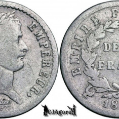 1810 (A), ½ Franc - Napoleon I - Primul Imperiu Francez