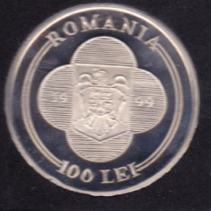 Romania 3 x 100 lei 1999 VIZITA S.S. PAPA IOAN PAUL II IN ROMANIA Pattern