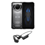 Cumpara ieftin Telefon mobil Doogee S200 VIP, Gri, 5G, Dual Display (6.72 +1.32 ) 2.4K, 48GB RAM (12GB+36GB extensibili), 256GB ROM, Android 14, Dimensity 7050, 1010