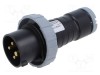 Conector alimentare AC trifazate AMPHENOL IP&amp;S 16A 500V mufă tată IP69K