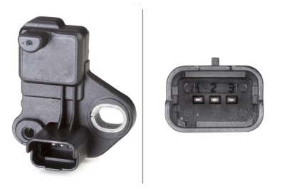 HELLA 6PU 009 163-451 Senzor impulsuri, arbore cotit foto