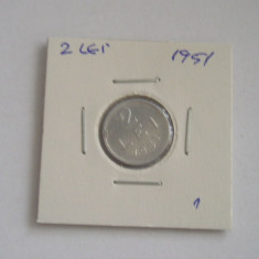 M1 C10 - Moneda foarte veche 102 - Romania - 2 lei 1951