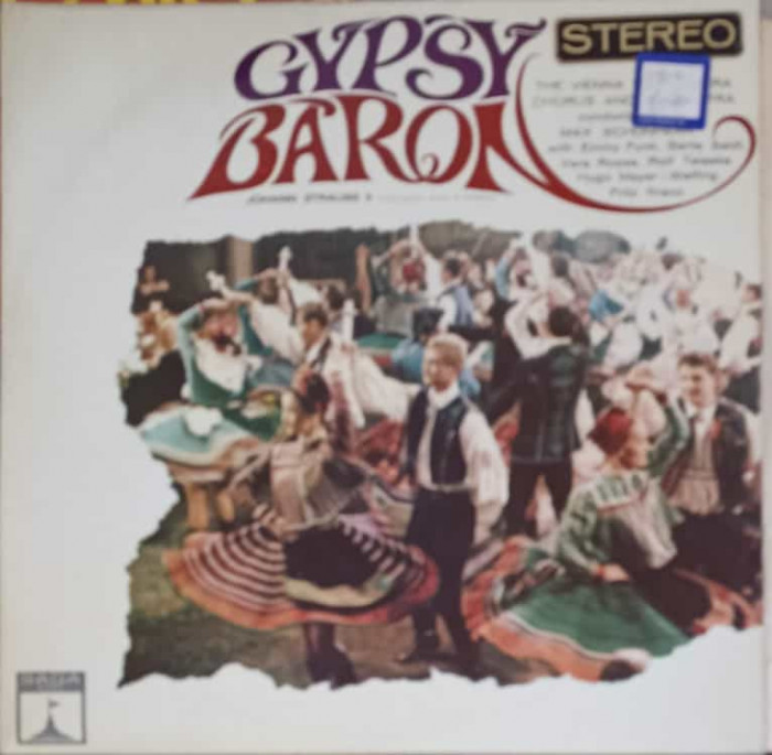 Disc vinil, LP. The Gypsy Baron-Johann Strauss II - Max Sch&ouml;nherr Conducting The Vienna Philharmonic Orche-316144