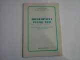 HOMEOPATIA PENTRU TOTI Cum sa folosim remediile homeopatice pentru a fi sanatosi - C. TELESCU * M. NEGOMIREANU - sublinieri