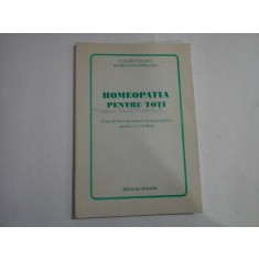 HOMEOPATIA PENTRU TOTI Cum sa folosim remediile homeopatice pentru a fi sanatosi - C. TELESCU * M. NEGOMIREANU - sublinieri