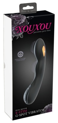Vibrator punct G cu motor dublu cu stimulare electrica E-Stim G-Spot Vibrator foto