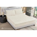 Cumpara ieftin Topper Saltea/Husa de pat matlasata si 2 fete de perne din catifea, cu elastic, model tip topper 180x200 - SPR521