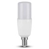 Bec LED T37 E14 7.5W 660lm 6500K alb rece V-TAC SKU-21269