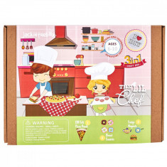 Jucarie Set creatie Jack In The Box, Micul bucatar, 3 in 1, Multicolor