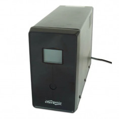 UPS GEMBIRD Line Int. cu management mini tower 1500VA/900W AVR IEC x 3/ Schuko x 2 2 x baterie 12V/8Ah display LCD back-up 1 - 10 min. &quot;EG-UPS-03