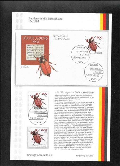 Germania FDC 13e.1993