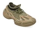 Cumpara ieftin Pantofi sport BITE THE BULLET kaki, M1516, din material textil