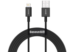Cablu USB Male la Lightning Male Baseus Superios CALYS-C01 2m negru foto