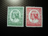 GERMANIA 1934 SERIE SCHILLER MH, Nestampilat