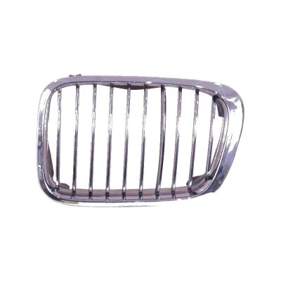 Grila radiator Bmw Seria 3 (E46), Sedan/Combi, 06.1998-09.2001, dreapta, crom/crom/negru, 51138208490, 20080512 foto