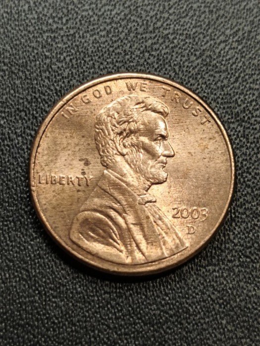 B 11 Moneda 1 Cent SUA 2003 D