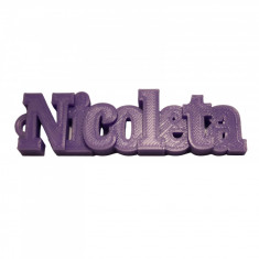 Breloc personalizat cu numele Nicoleta