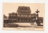 FV2-Carte Postala- FRANTA - Cherbourg, Le Theathre et la Fontaine Mouchel, Circulata, Fotografie