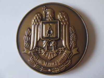Medalia a 45-a aniversare a Academiei Tehnice Militare 1949-1994 UNC foto