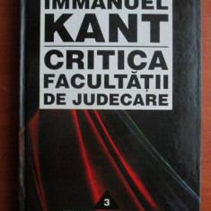 Critica facultatii de judecare, Immanuel Kant