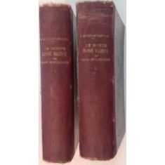 LE MONDE COMME VOLONTE ET COMME REPRESENTATION par ARTHUR SCHOPENHAUER , VOL I-II , 1885