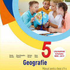 Geografie. Manual pentru clasa a V-a cu CD | Violeta Dascalu, Diana Alexandra Popovici, Stefania Omrani, Maria Stoica