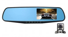 Camera Auto iUni Dash B900H Oglinda, Dual Cam, Full HD, Night Vision, Foto, Playback, Senzor G foto