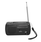 RADIO LOGILINK, cu Dinam, Panou Solar, 3.7V ac. litiu polimer, Lanterna, incarcator USB, 45Hz-20KHz, &quot;SP0061&quot;