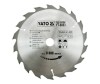 Disc fierastrau wolfram pentru lemn 185 mm x 18T YATO