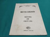 METODA DE CHITARĂ *MATTEO CARCASSI *1992 *6