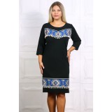 Rochie de ocazie traditionala Leordina TurcuazMarimea