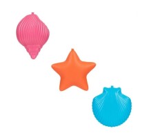 Set 3 forme gheata reutilizabile, Design Marine, Multicolor