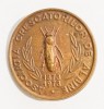 INSIGNA ASOCIATIA CRESCATORILOR DE ALBINE 1873 1973 APICULTORILOR APICULTURA AGRICULTURA ALBINE ALBINA ( CITITI DESCRIEREA ), Romania 1900 - 1950