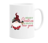 Cana alba personalizata &quot;merry christmas &amp; happy new year&quot;, INOVATIX&reg;. 330ml, Oem