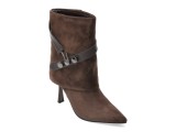 Botine elegante FLAVIA PASSINI maro, AC5850, din piele intoarsa