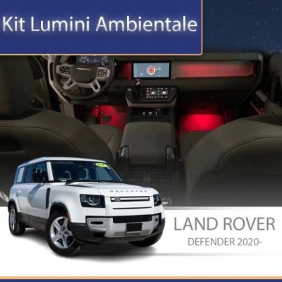 Lumini ambientale Land Rover Defender 2020- set complet control telefon sau sistem original CarStore Technology foto
