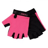 Mănuși Antrenament Damen, Negre Roz, 50% Poliester, 40% Nailon, 10% Elastan, Oem
